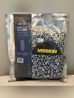 NEW Mission Deluxe Wakesurf Boardsock Point Nose Fits Up To 55” New Memphis Blue